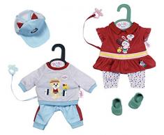 Zapf Creation 827925 BABY born Little Sport Outfit Puppenkleidung 36 cm, 1 Set - Farbe nach Vorrat
