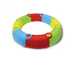 Jamara 460343 Sandkasten Burg steckbar 13tlg. -Spielvergnügen mit Sand, leichte Montage und Demontage durch Stecksystem, Mehrfarbig, robuster Kunststoff, 13-teilig, bunt