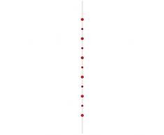 Amscan International 110430 Ballon-Zubehör, Dekoration, lustige Schnuren, Rot