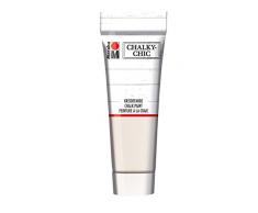 Marabu 02610050171 - Chalky Chic, super deckende, matte Kreidefarbe auf Wasserbasis, cremig, zum Rollen, Streichen und Tupfen auf Holz, Metall und Kunststoff, Used Look Effekt, 100 ml, edelweiß