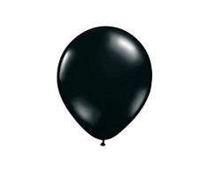 Folat Kleine einfarbige Luftballons 13 cm 20er Pack schwarz