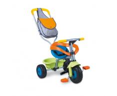 Smoby 444140 - Be Fun komfort Dreirad, grün/blau/orange