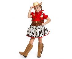 Dress Up America Mädchen Cutie Star CowMädchen Halloween Deluxe Kostüm Outfit