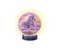 Ravensburger 11843 3D-Puzzle Pferde Am Strand, Nachtlicht