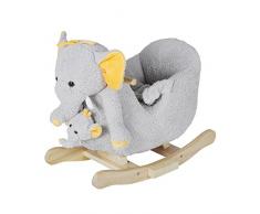 Knorrtoys 40372 - Schaukeltier Elefant Nele mit Sound inkl. Handpuppe