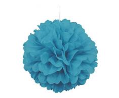 Unique Industries 63203 Decoration Party-Deko, Papier, blaugrün