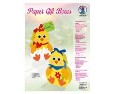 Ursus 28050099 - Geschenkboxen Set Küken, 8 Stück, sortiert in 2 Motiven