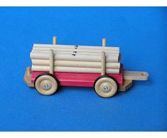 Beck 20 x 10 x 8,5 cm Lang Holz Eisenbahn Wagen (Mehrfarbig)