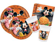 Ciao y4305 – Kit Party in Tisch Mickey Maus Halloween, Orange/Schwarz