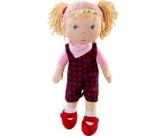 HABA 303665 - Puppe Zoje | Stoffpuppe zum Spielen und Kuscheln | Puppe aus weichen, waschbaren Materialien | Geschenk zum 1. Geburtstag | Größe: 30 cm
