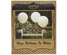 Ginger Ray Vintage Affair Party Hochzeit Luftballons weiß