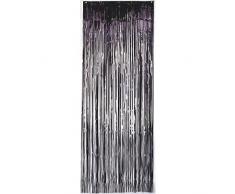 Amscan International 24200–10 91 cm x 2,43 m schwarz Tür Vorhang