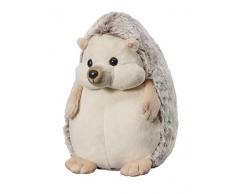 Bauer Spielwaren Deine Tiere mit Herz Igel stehend: Kleines Kuscheltier zum Kuscheln und Liebhaben, ideal als Geschenk, 25 cm, hellbraun (12545)