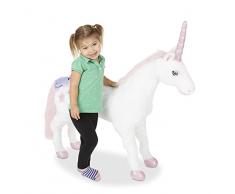 Melissa & Doug Einhorn - Naturgetreues Plüschtier mit lebensechtem Gesichtsausdruck