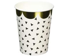 JaBaDaBaDo z17310 Tasse schwarz Konfetti, Mehrfarbig