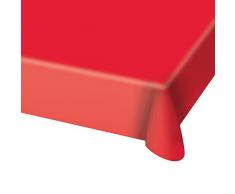 Folat 50662 Tischdecke Rot 130x180cm Kunststoff