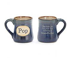 Burton & Burton Pop Best Tätigkeit Ever Porzellan Navy Blau Kaffee Tee Tasse 510 g Geschenk-Box