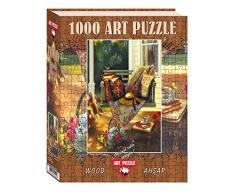 Unbekannt Heidi heidi4440 Sommer Schatten Holz Art Puzzle (1000 Teile)