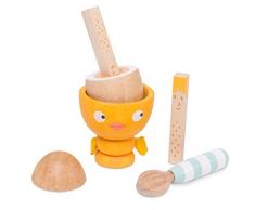 Le Toy Van Honeybake Garten Stiefmütterchen - Chick Eierbecher aus Holz Set