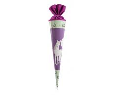 goldbuch 97 207 - Schultüte 70 cm für Mädchen, Zuckertüte mit Motiv Pferdeglück, Geschenktüte aus Lackkarton mit Filzverschluss, zur Einschulung und Schulanfang, Pferde Bastelschultüte ca. 70 x 19 cm
