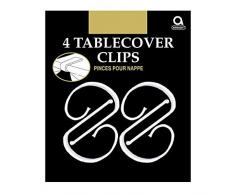 amscan International Tischdecke Clips, 4 Stück