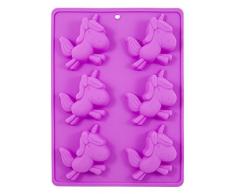 Einhorn Silikon 6-er Backform