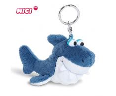 NICI Schlüsselanhänger Kuscheltier Hai 10 cm – Plüschtier Hai Kuscheltieranhänger mit Schlüsselring für Schlüsselband, Schlüsselbund, Schlüsselhalter & Schlüsselkette – Hai Taschenanhänger – 45351