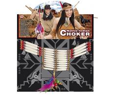 WIDMANN Indianer Kropfband Indianerschmuck für Fasching