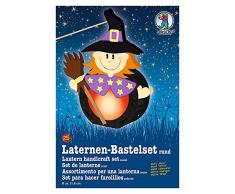 Ursus 18700025 - Laternen Bastelset Hexe, ca. 21,8 x 31 x 10,3 cm