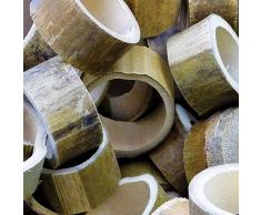 Baker Ross Bambusringe (50 Stück) - Für Verschiedene kreative Bastelprojekte oder Dekoration