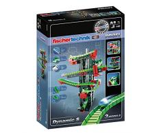 fischertechnik Dynamic S Kugelbahn mit Klang - für Kinder ab 7 Jahren - 3 Modelle - einfache Kugelbahn, Action-Kugelbahn und Kugelbahn mit zwei Kreisläufen