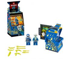 LEGO 71715 NINJAGO Avatar Jay – Tragbare Arcade Kapsel, Ninja-Spielzeug für Kinder zum Sammeln