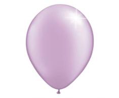 Folat 08412 Lavendel-Lila Ballons Metallic-10 Stück