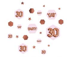 Neviti 773420 Glitz und Glamour ab 30 Konfetti Tisch Scatter, Pink/Rose Gold