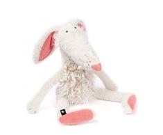 sigikid BEASTS, Kuscheltier für Erwachsene und Kinder, Maus, Longnose Hose, Beasts Town, Weiß, 39168