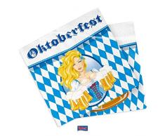 Oktoberfest Bierkrug Servietten 33x33 cm - 20 Stück