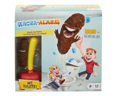 Mattel Games Kacka Alarm deutschsprachig, lustiges Kinderspiel und Partyspiel für 2 - 4 Spieler, Spieldauer ca. 15 Minuten, Kinderspiele ab 5 Jahren