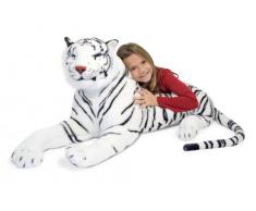 Melissa & Doug Weißer Tiger - Naturgetreues Plüschtier mit lebensechtem Gesichtsausdruck