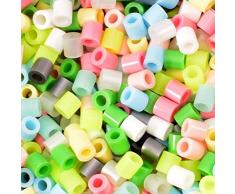 Vaessen Creative 5009-102 Bügelperlen, Pastell, 6000 Stück, Steckperlen zum Basteln mit Kindern, DIY Gestalten von Schmuck, Deko, Verzierungen und weiteren Bastelideen