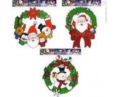 Widmann 1222qa - Fensterbild Sticker Aufkleber Fenster Glas, Modell Schneemann