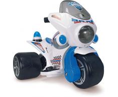 Kindermotorrad 6V mit Licht und Geräusche ab 1 Jahr Samurai Polizei