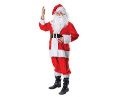 Bristol Novelty AC633 Weihnachtsmann Kostüm, Weiß