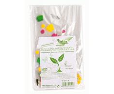 folia 271/8 - Zellglasbeutel mit Frühlingsmotiv, ca. 11,5 x 19 cm, 8 Stück - ideal zum Verpacken von Gebäck, Plätzchen, Pralinen