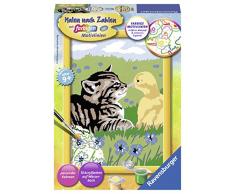 Ravensburger Malen nach Zahlen 28025 - Tierische Freundschaft, Malset