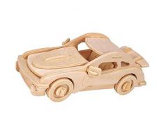 Conexus Innova® Holz Puzzle 3D Holz Puzzle Woodcraft Sporty Car Holz Modellier Puzzle Spielzeug Geschenk