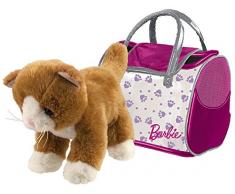Happy People 52018 Barbie Plüsch Katze, mit Tasche, Stofftier, 18cm