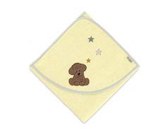 Sterntaler Badetuch Hund Hanno, Alter: ab 0 Monate, 80 x 80 cm, Gelb