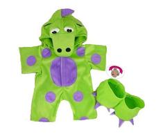 Baue Dein Bears Kleiderschrank 15 Zoll Kleider passen Bj Bär Teddies My Green Dinosaurier Kostüm