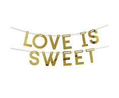 Neviti 775219 Geo Floral-Candy Buffet Girlande, Rosa/Pfirsich/Gold, 10,5 x 7,5 x 10,5 cm