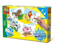 SES creative 14455 Malen mit Wasser Bauernhoftiere My First